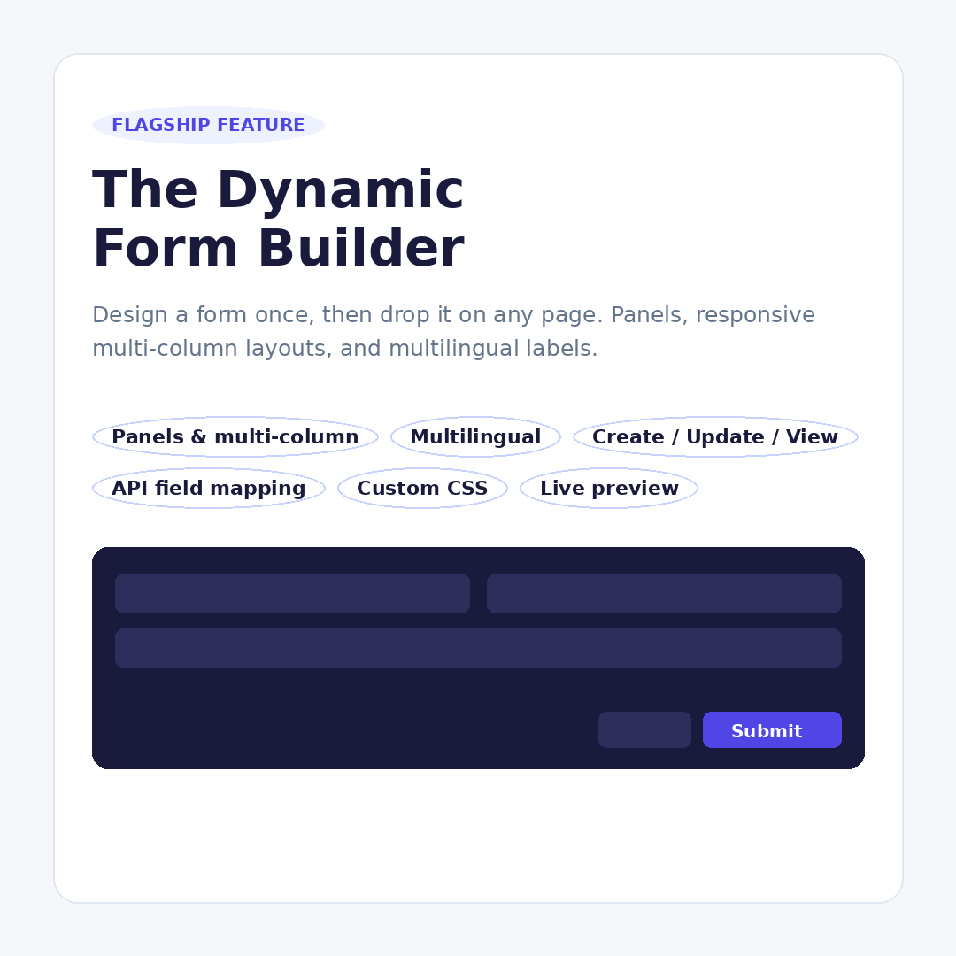 MagicVarsh Dynamic Form Builder